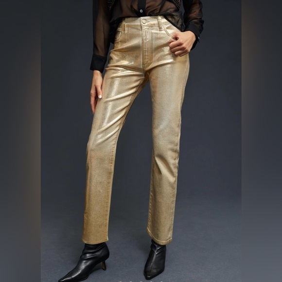 NWT Joe's Jeans The Luna High-Rise Coated Jeans